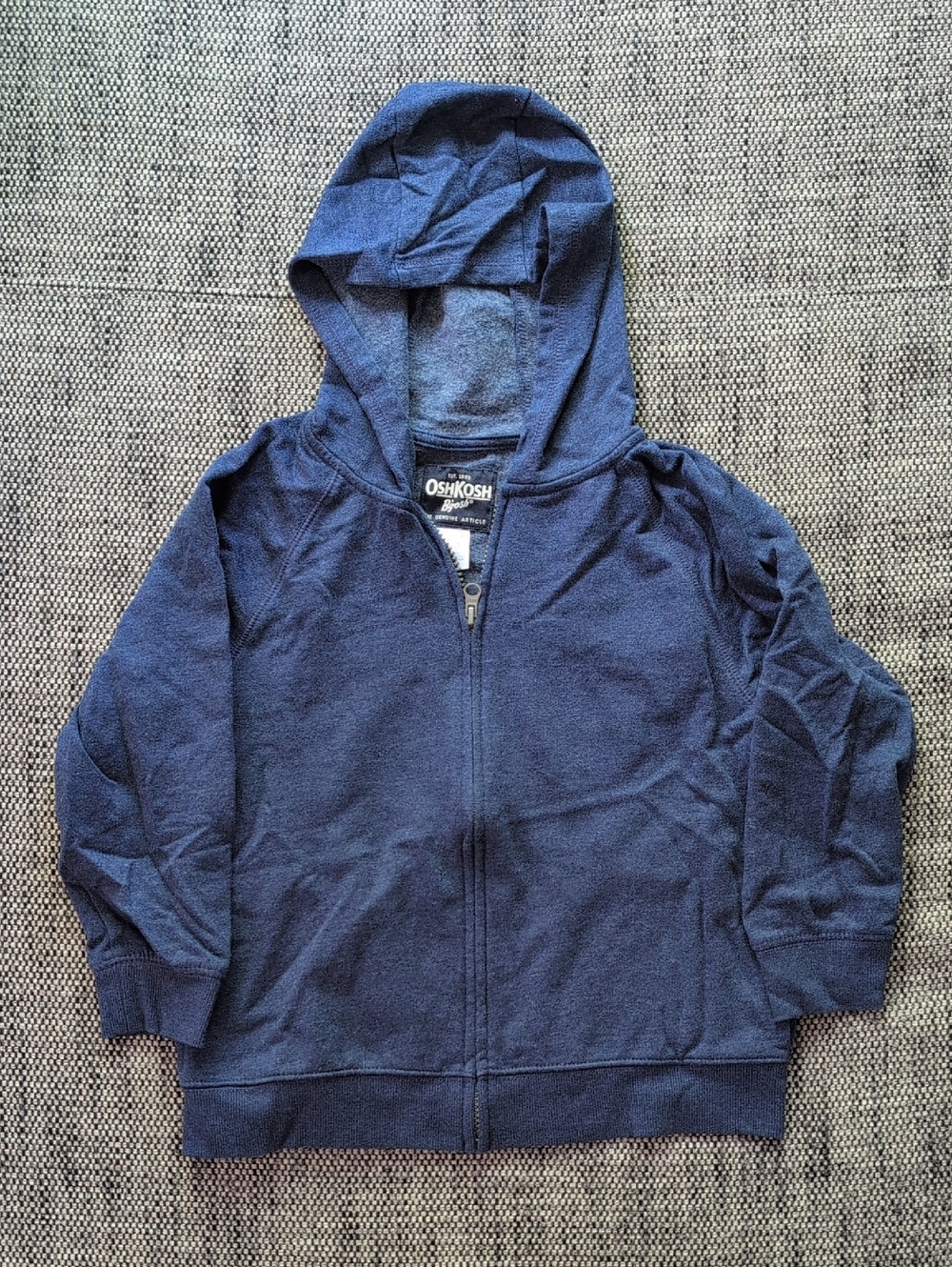 OshKosh B'gosh Navy Blue Zip-Up Hoodie